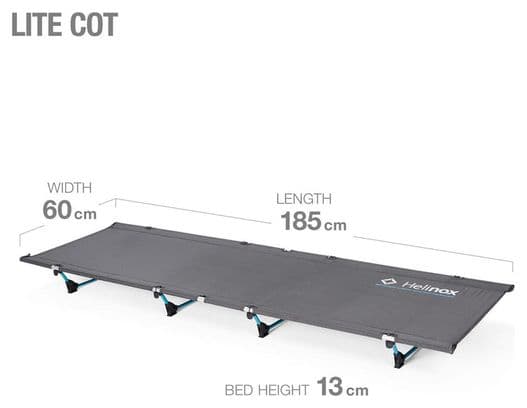 Lit de Camp Helinox Lite Cot Gris