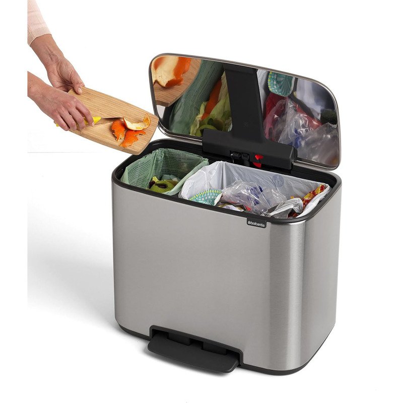 Poubelle à pédale BO 11+23L
