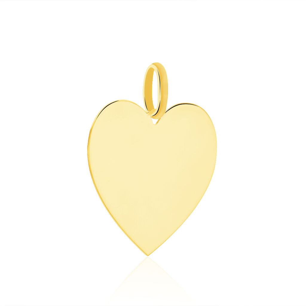 Pendentif Sirona Coeur Gravable Or Jaune
