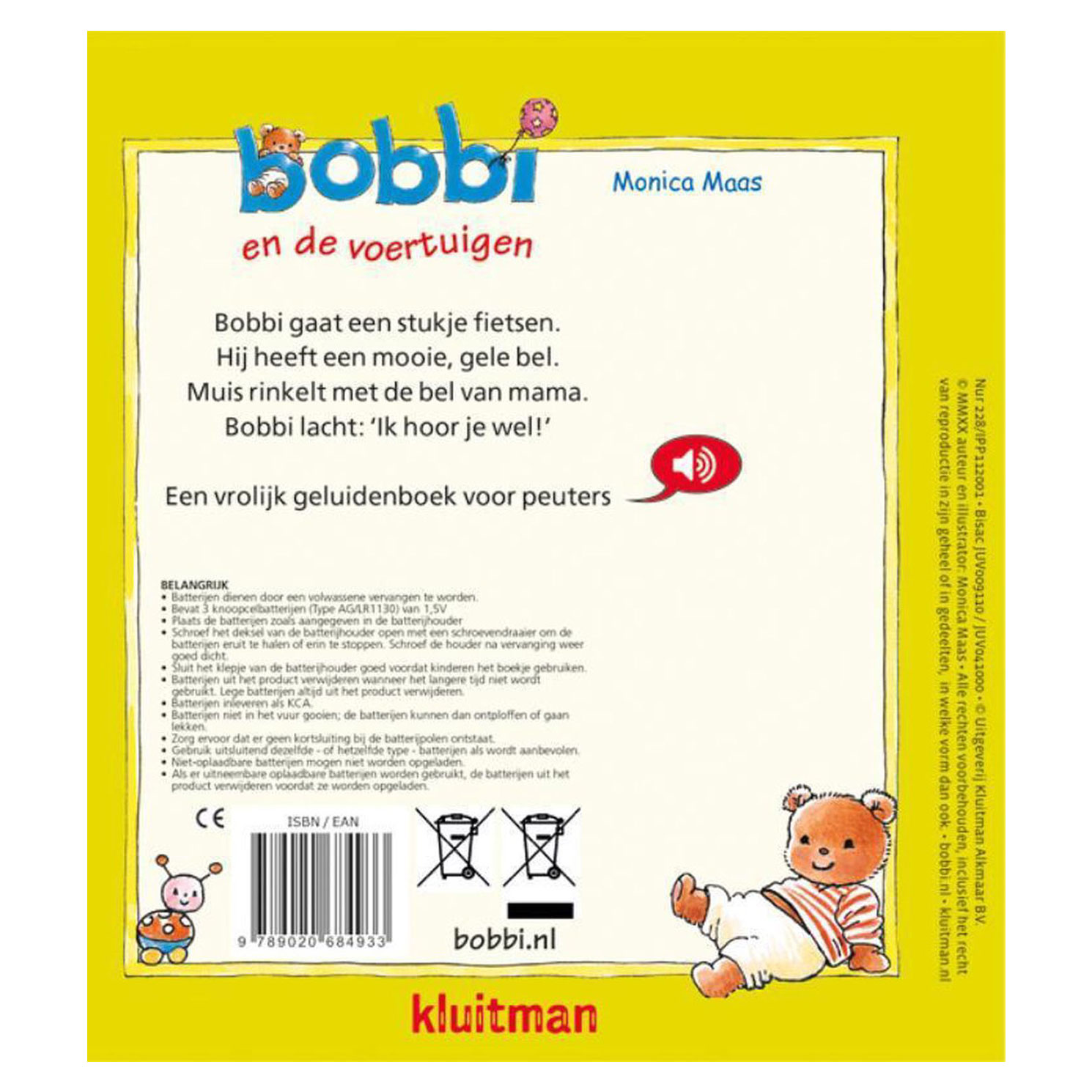 Bobbi en de voertuigen Geluidenboek
