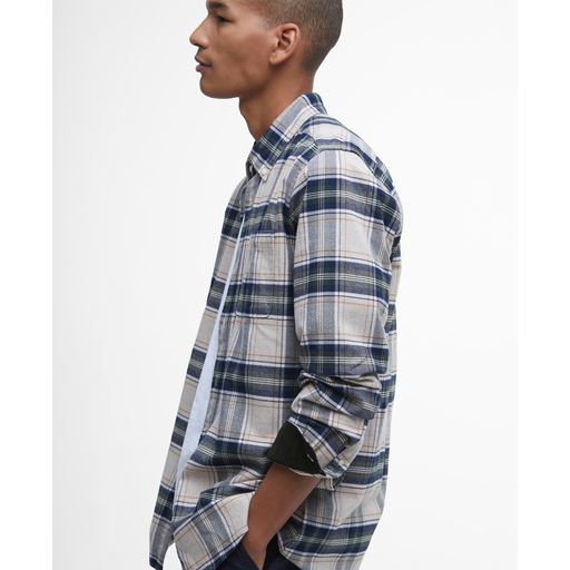 Barbour Betsom Tailored Checked Skjorte, Stone Marl, XXL