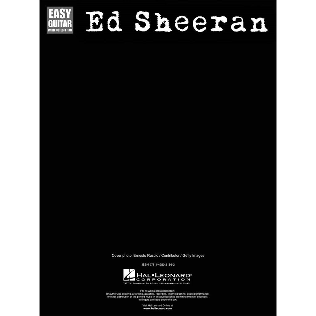 Hal Leonard Ed Sheeran for Easy Guitar songboek voor gitaar