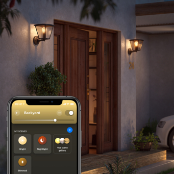 Philips Hue outdoor buitenlamp Inara zwart