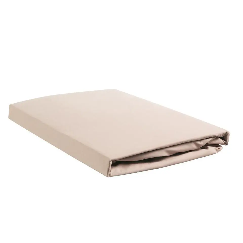 Ambiante Bamboo Cotton - Hoeslaken - 140x200 - Zand