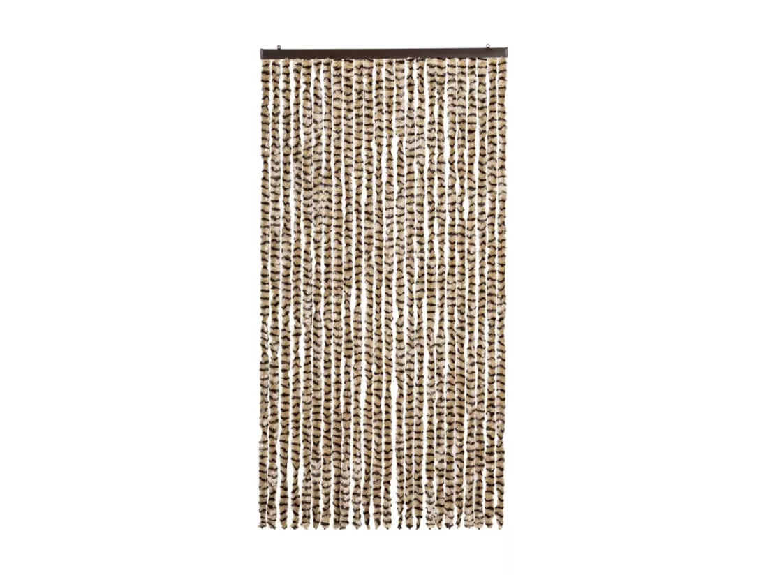 Moustiquaire Beige et marron 100x220 cm Chenille