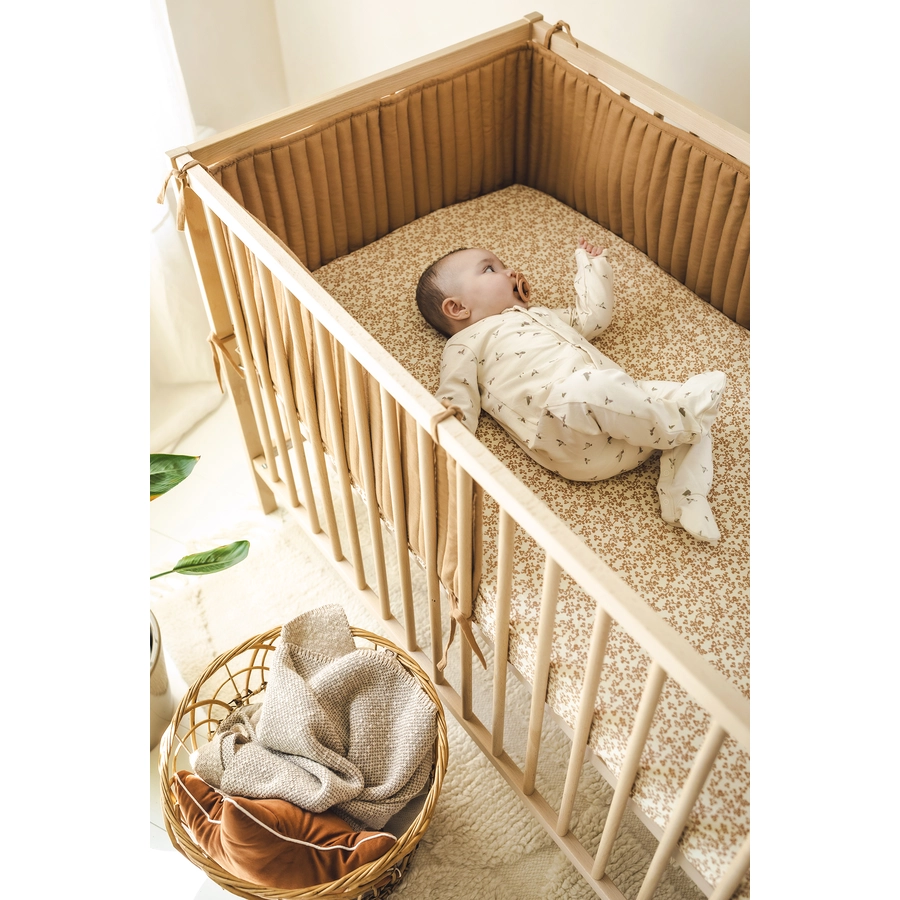 Noppies Bumper für den Laufstall Quilted bed bumper cot Indian Tan