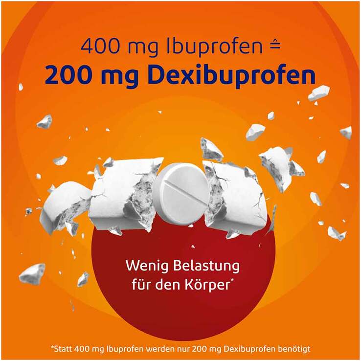 VoltaDexibu Schmerztabletten 200 mg Filmtabletten, 10 St