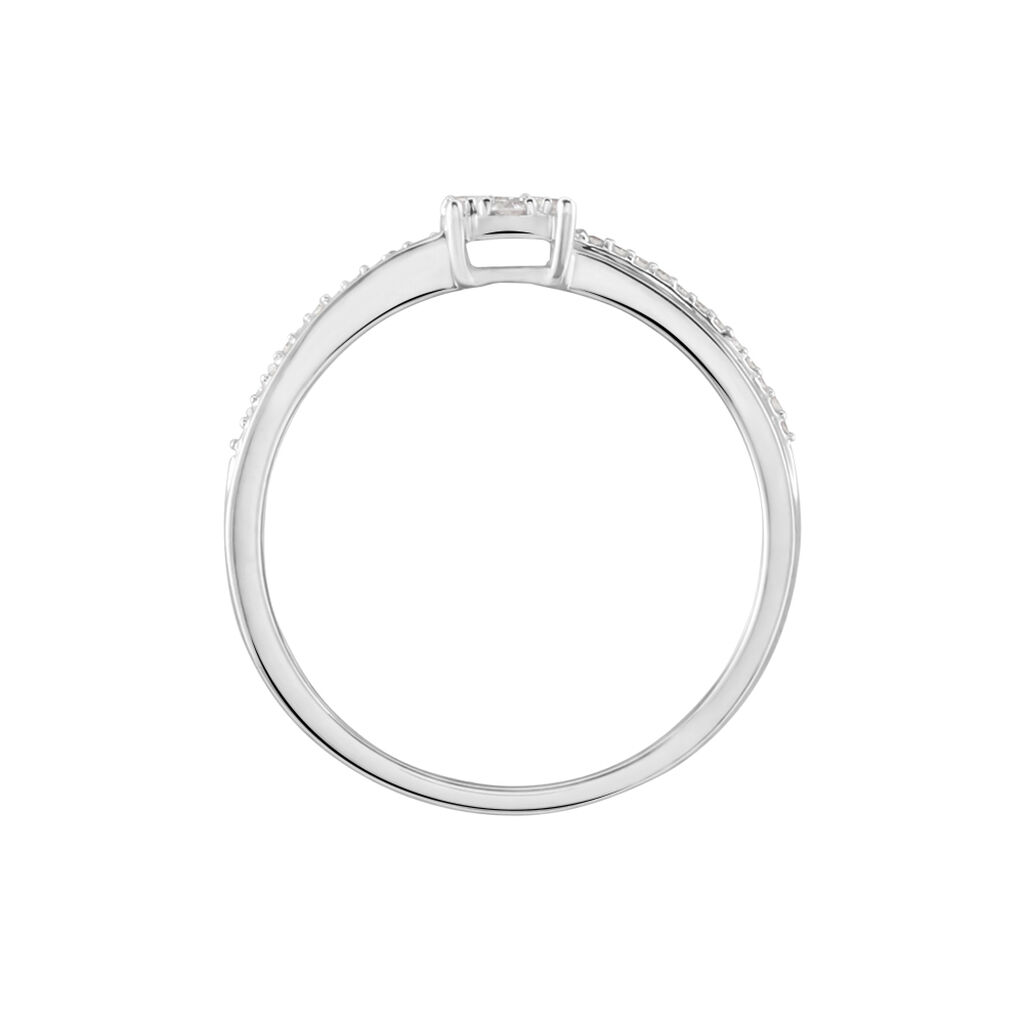 Bague Or Blanc Rosalane Diamants