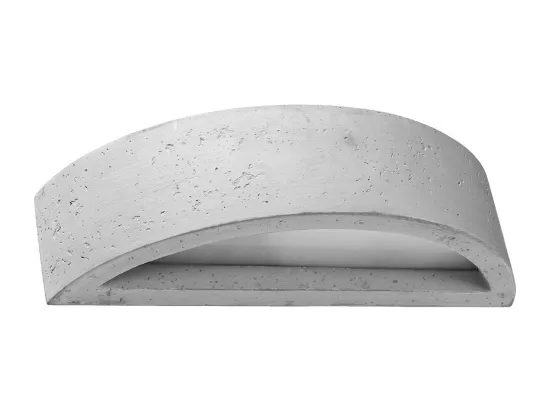 Sollux Lighting Atena Applique murale Up & Down gris béton, 40 cm