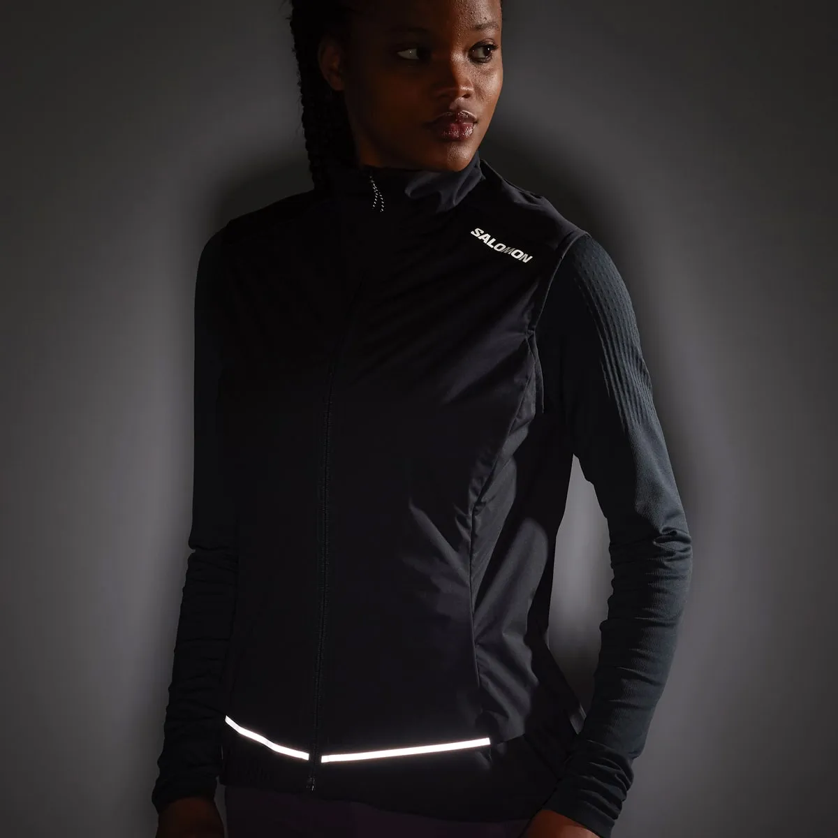 Salomon Women's Light Shell Vest Deep Black