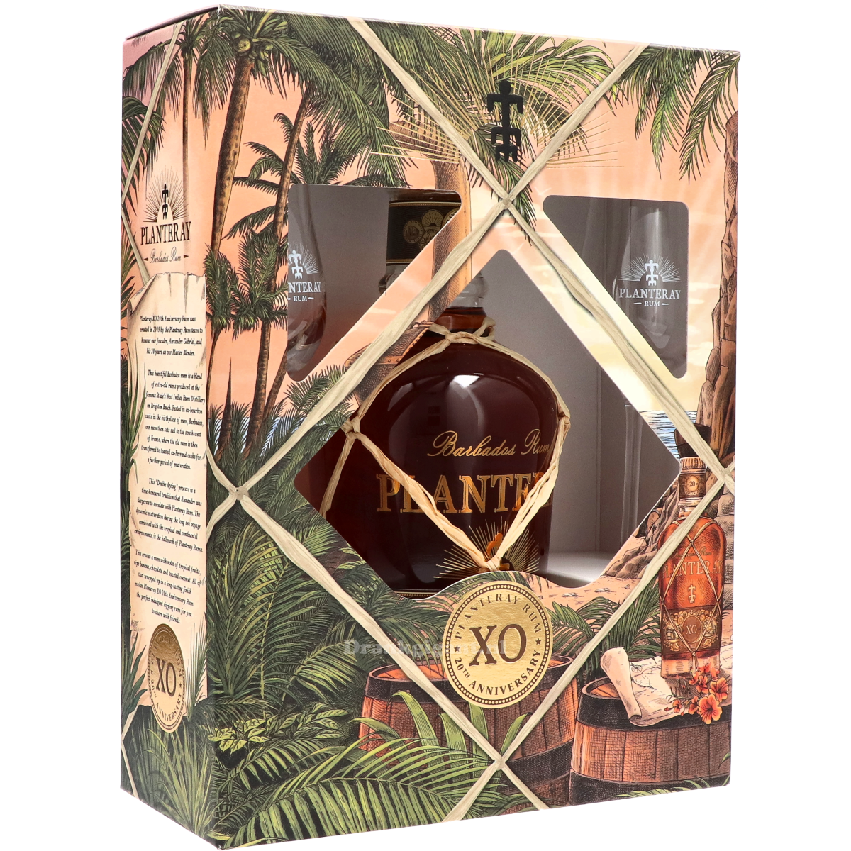 Planteray XO Geschenkbox met Glazen 70 cl