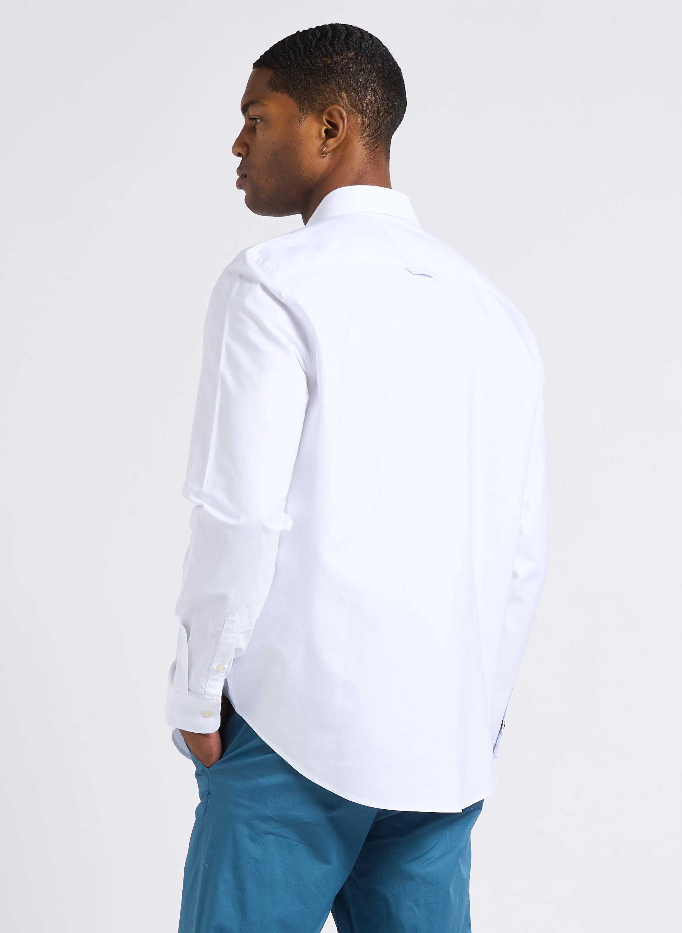 OXFORD TOGS - Chemise droite col classique| Blanc