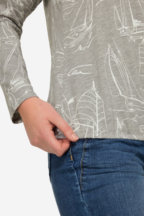 T-Shirt, Boote Print, OEKO-TEX