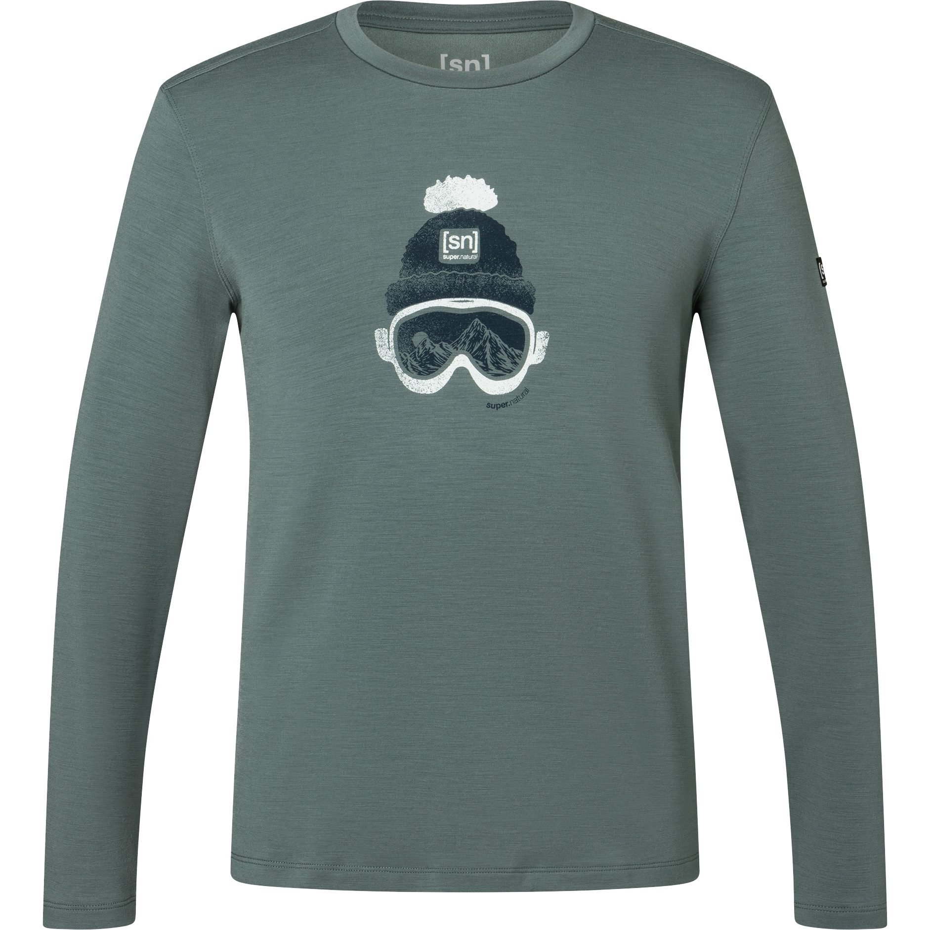 super.natural Gogeanie Brush Longsleeve Herren balsam green