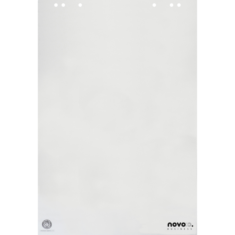 novooo Flipchartblock Business, Recycling, 1 Stück, 65 x 98 cm, blanco