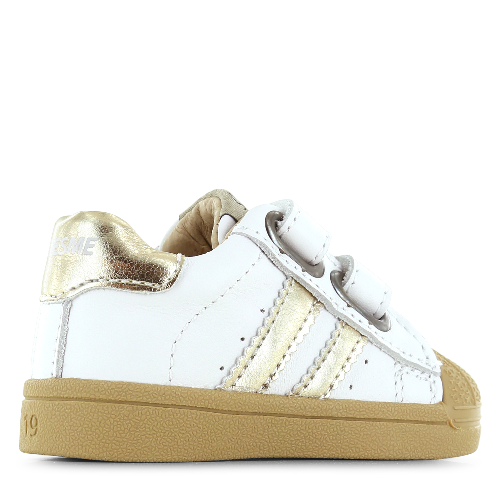 Shoesme weiß-goldener Sneaker