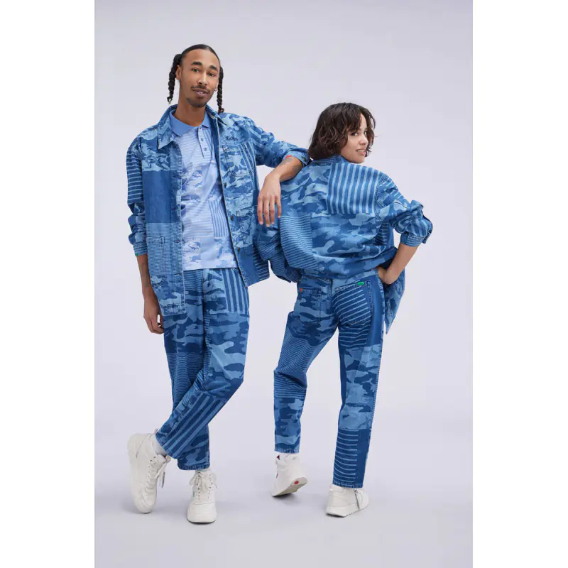 ORGANIC KICK BOYFRIEND JEAN CAMOUFLAGE PANTALON Coton biologique No Gender