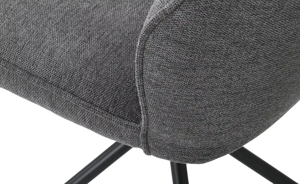 Polsterstuhl Telford ohne Anthrazit Chenille