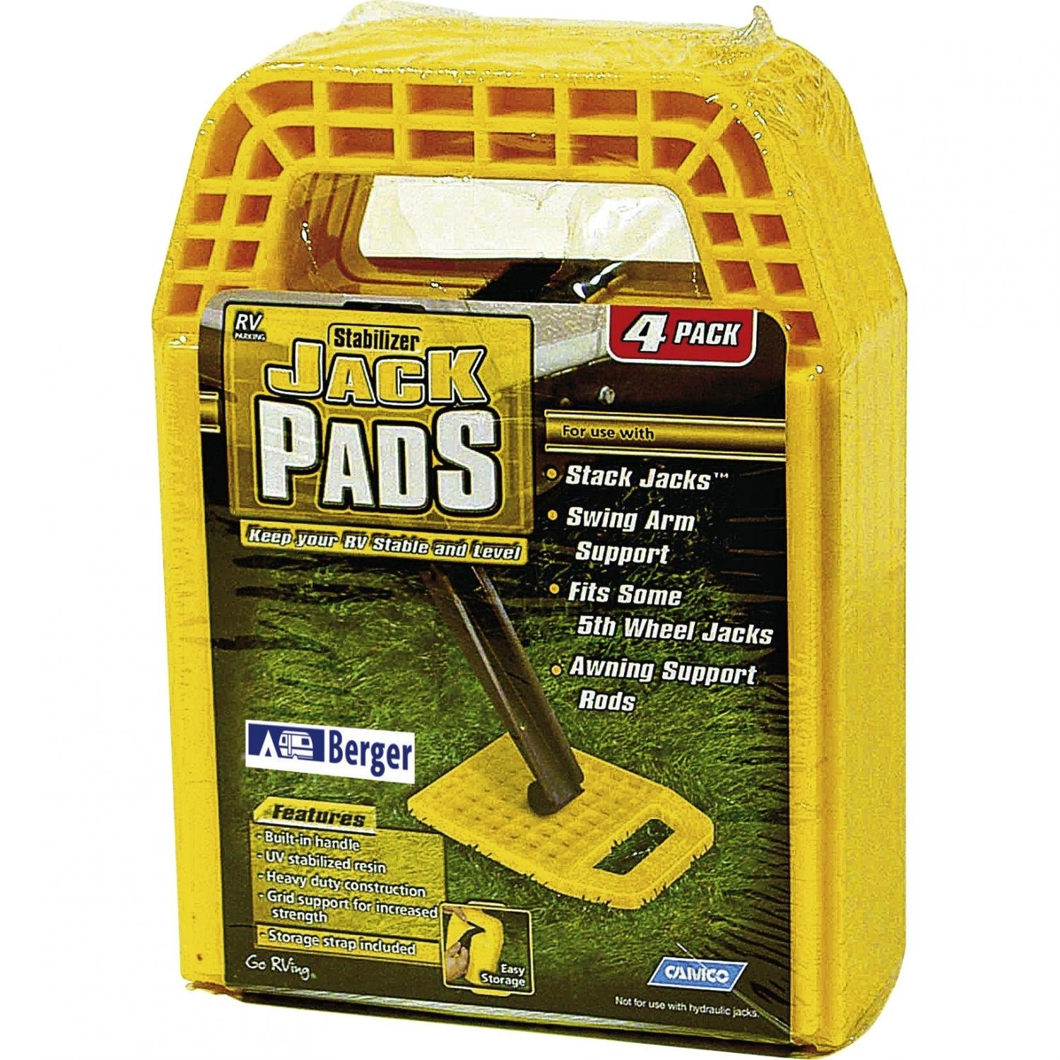 Stützplattenset Jack Pads für Stützbocksatz Jumbo