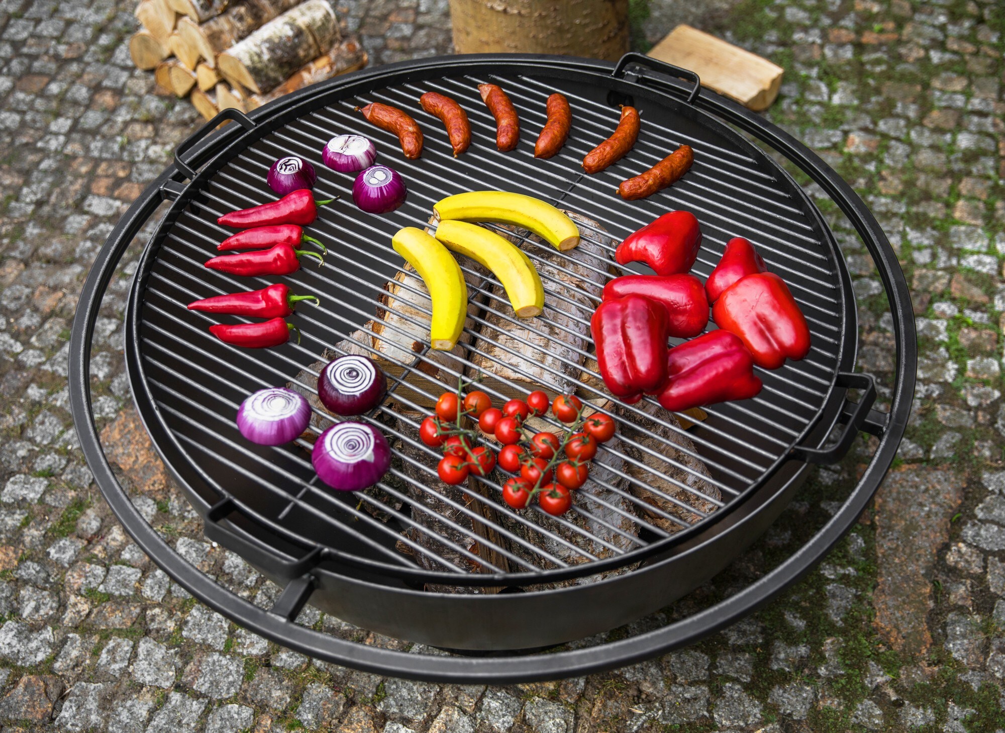 Tiefe Feuerschale Premium „FAT BOY“ 85 cm