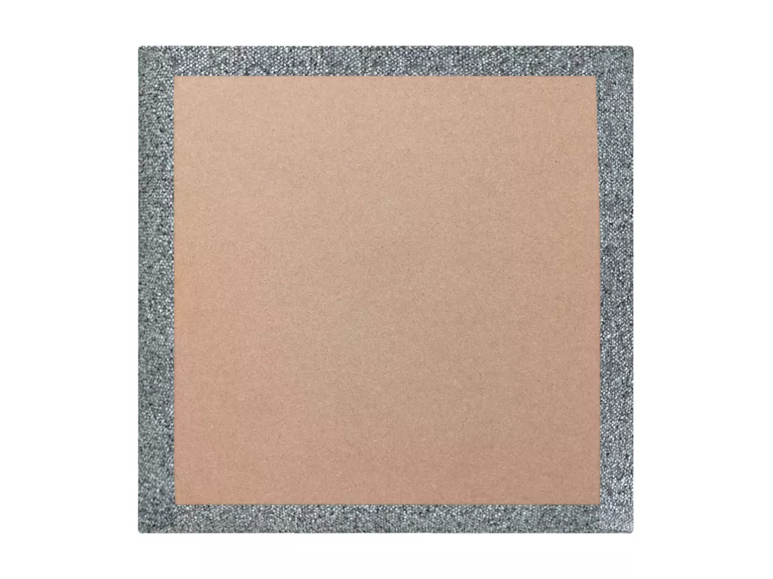 DHOME Lot de 6 Panneaux Rembourrés en Tissu Aqualine Autocollants pour Mur Acoustiques Absorbants Protection contre les choc (Gris Perle, 60x60cm, x6)