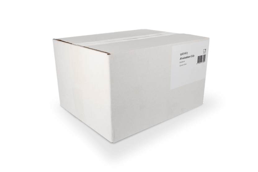 Vuilniszakken 60L 60x80cm 25 rollen met 20 zakken