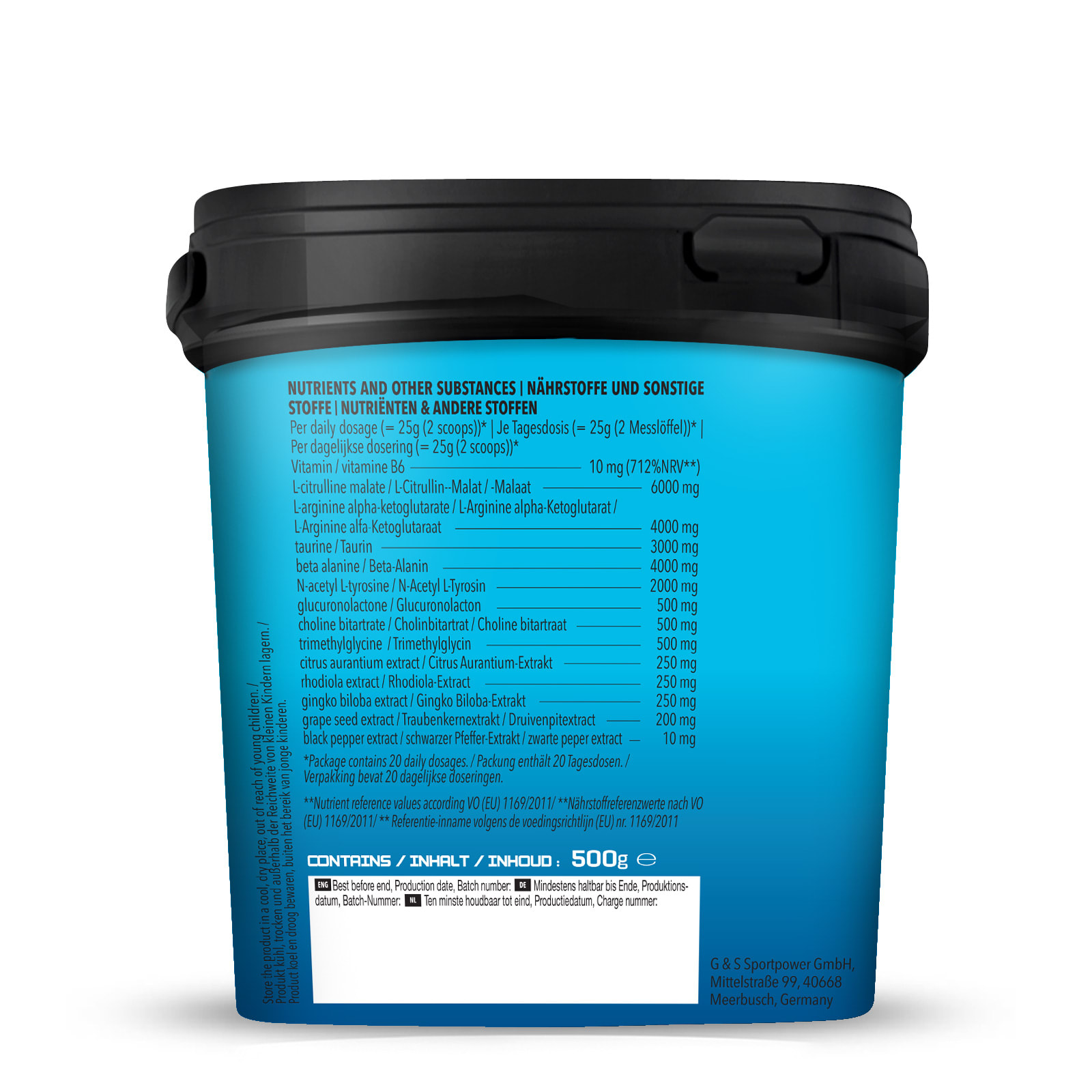 Pre Workout Booster Extreme (500g)
