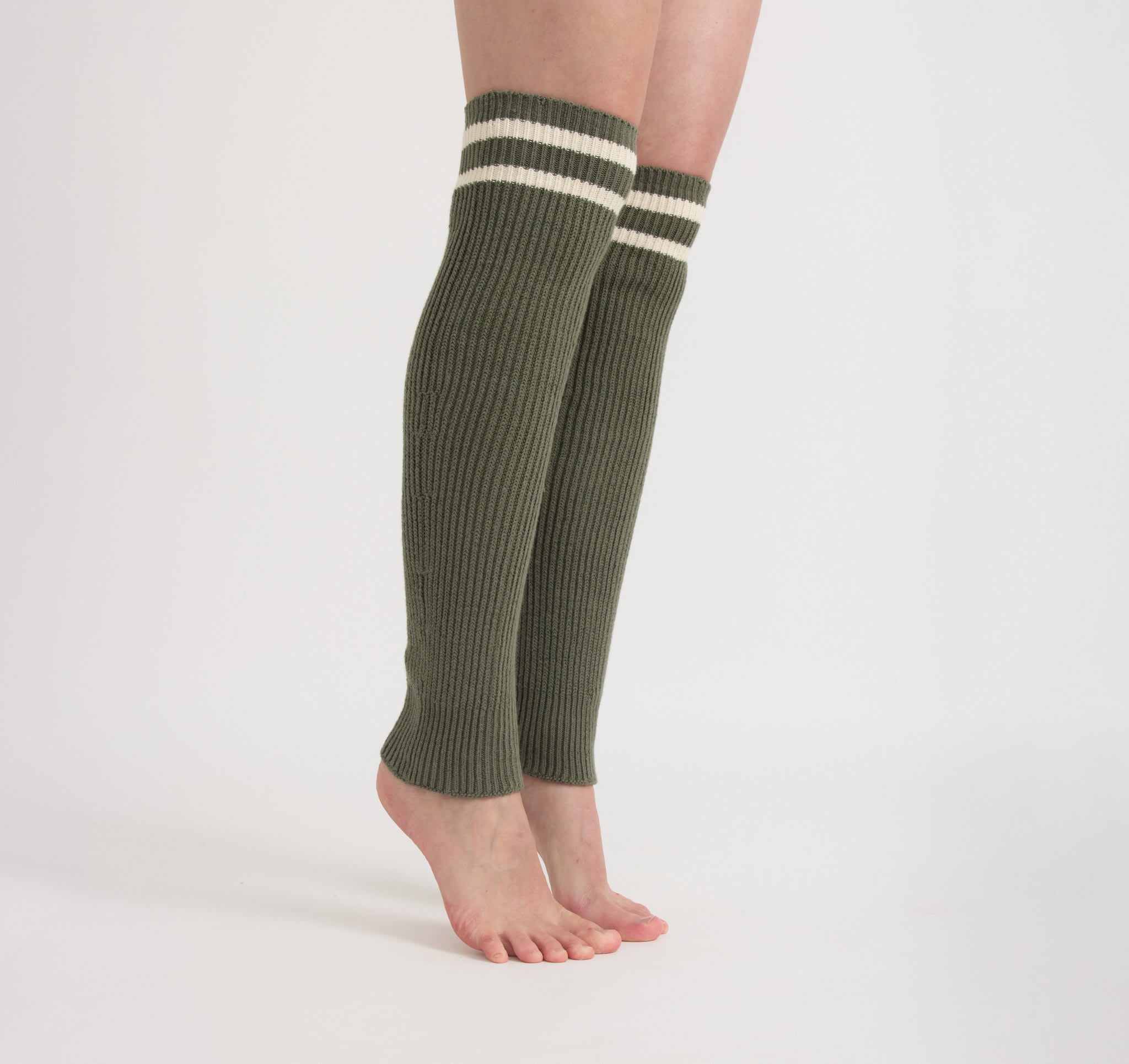 COTTON<br>Soft Knit Rib Leg Warmer