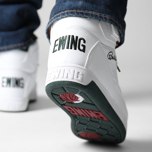 Baskets 33 Hi 1BM01117 White Sycamore Biking Red