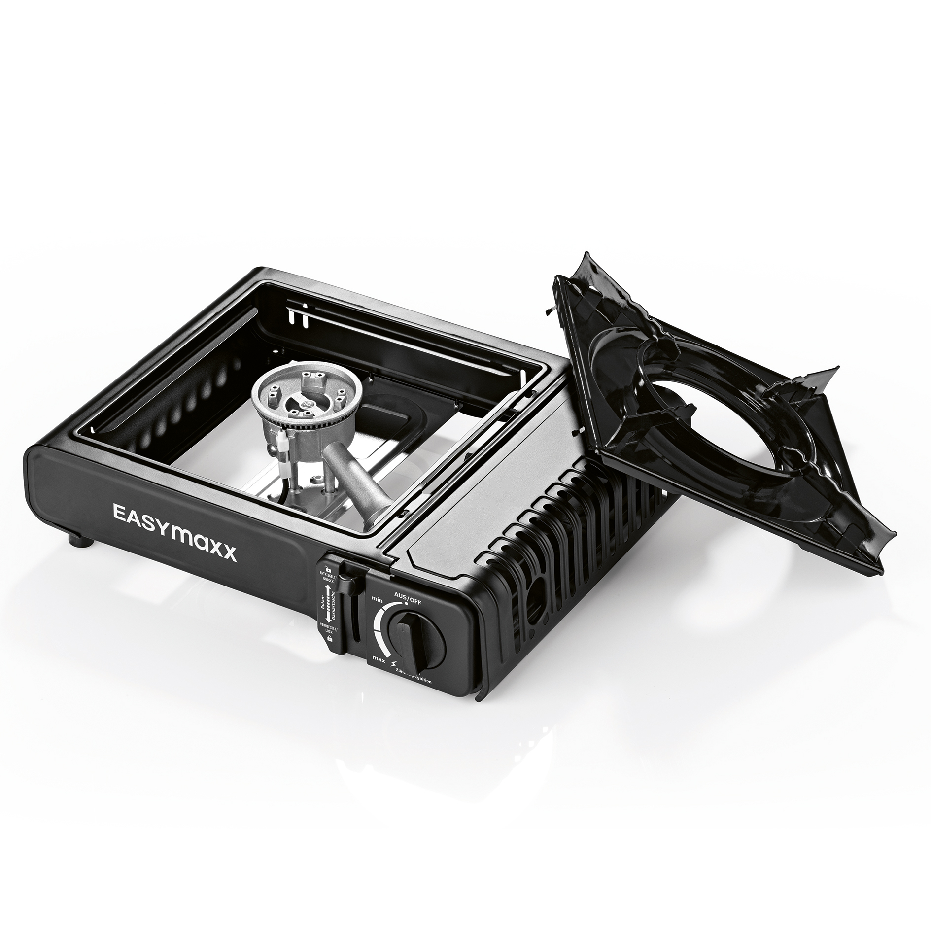 EASYMAXXGaskocher - schwarz - 2100 Watt