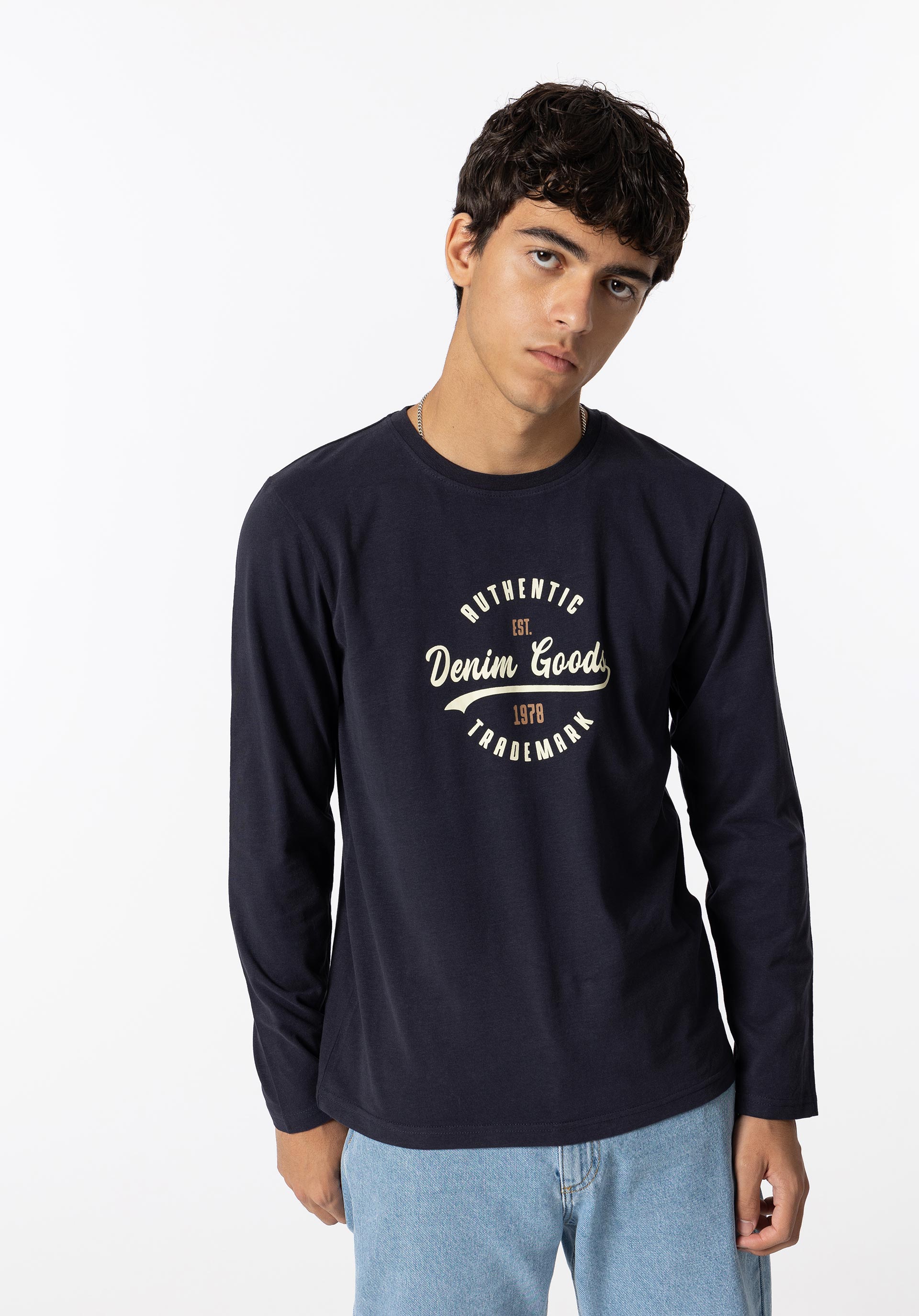 T-shirt com Estampado Frontal