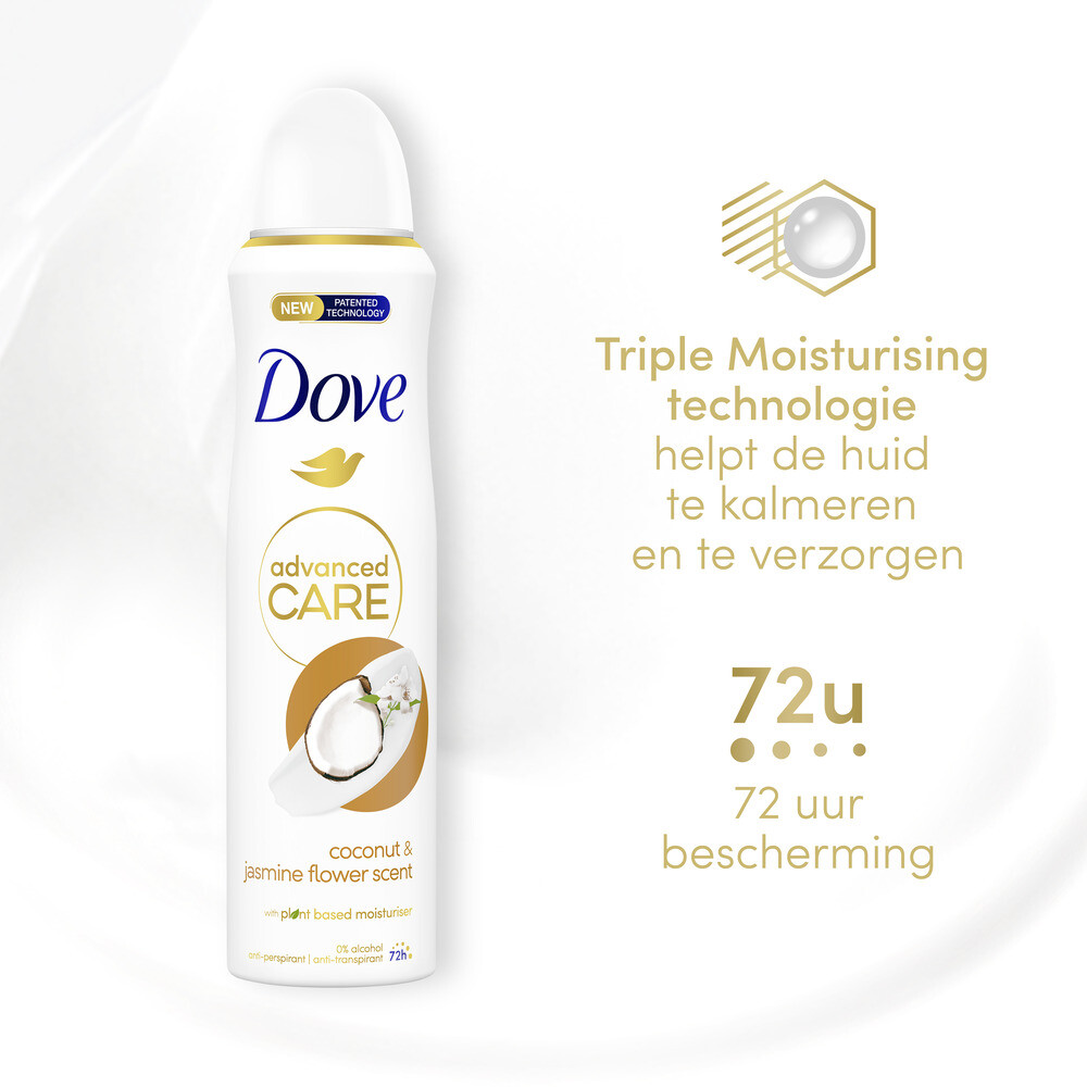 6x Dove Deodorant Spray Coconut & Jasmine Flower150 ml