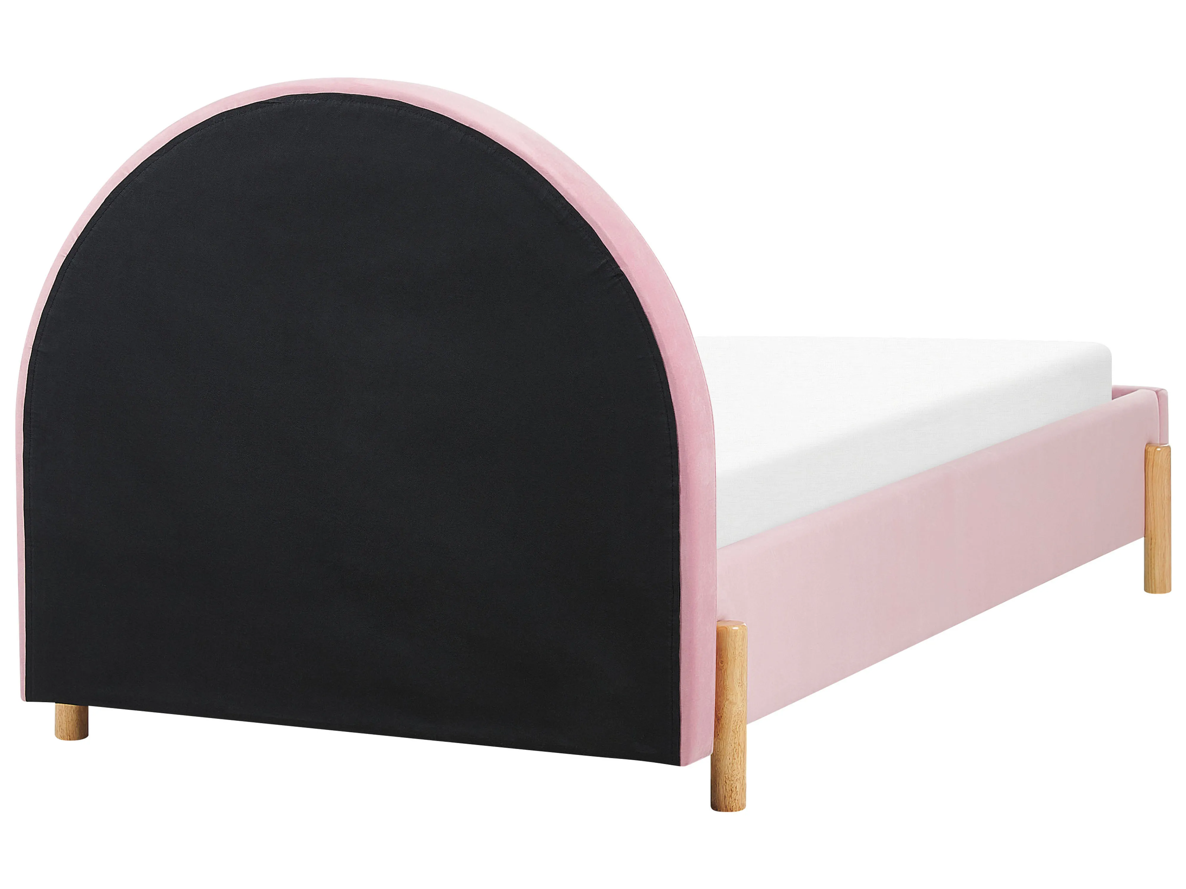 Kinderbed Fluweel ANET 90 x 200 cm Roze