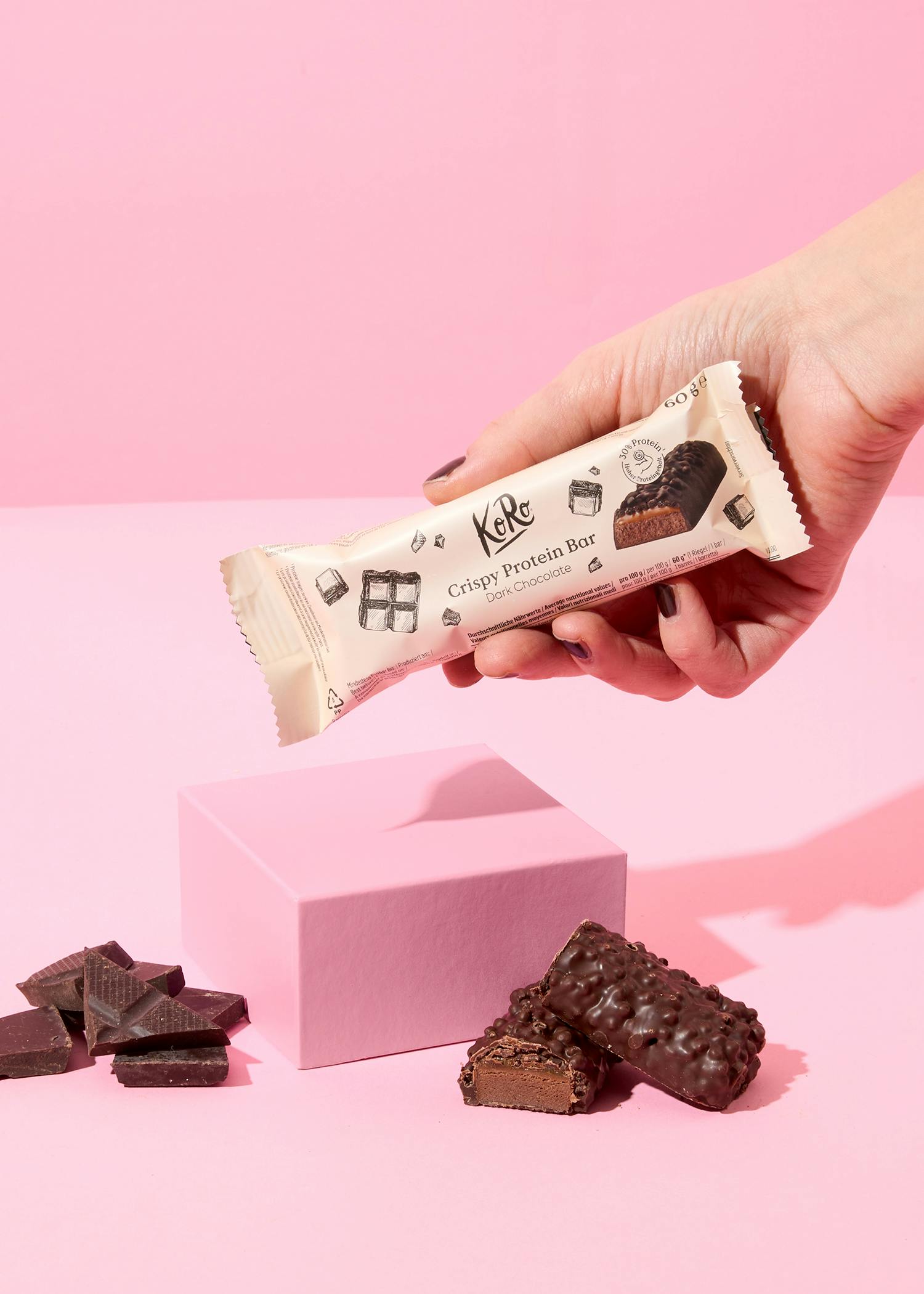 Crispy Protein Bar Dark Chocolate 60 g
