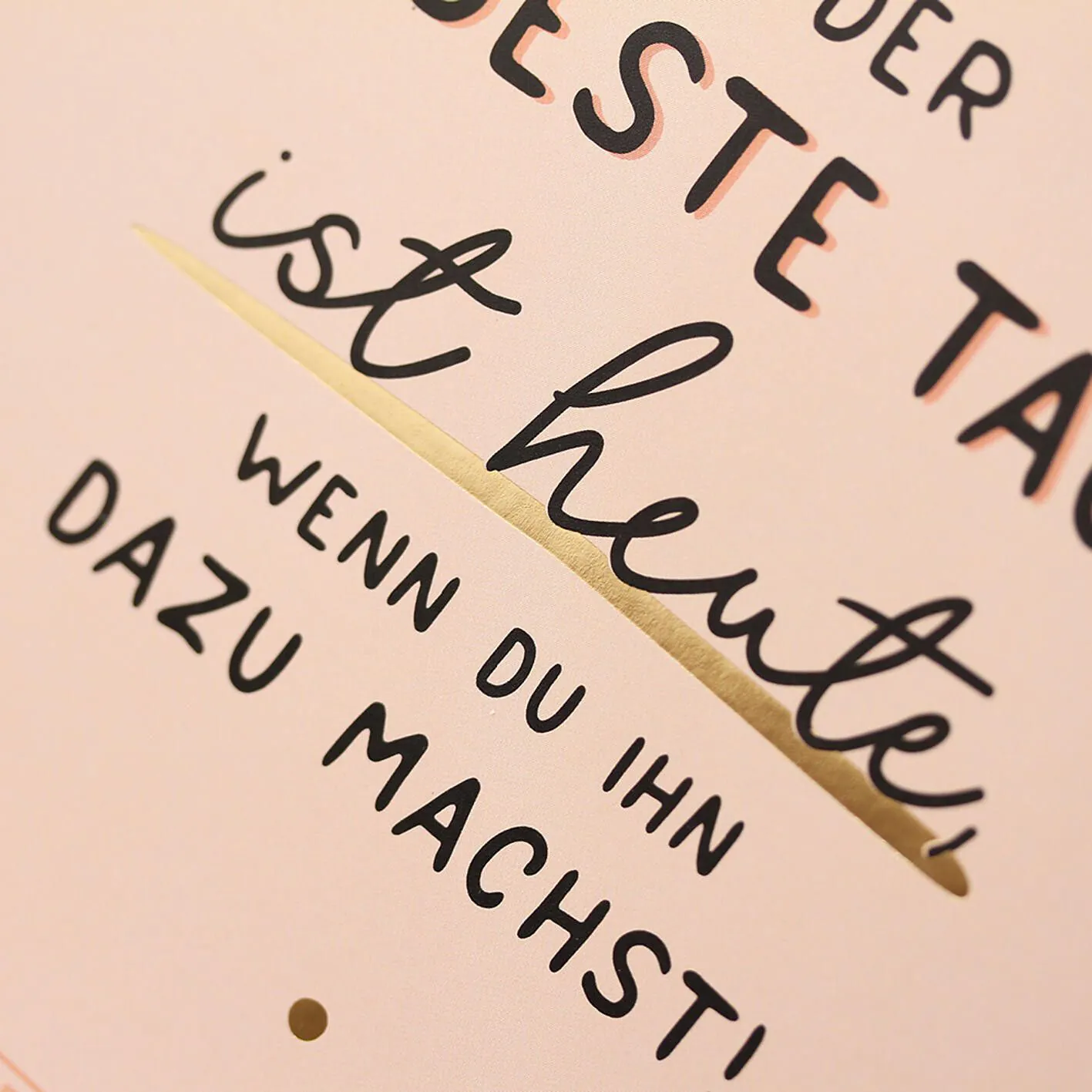 Postkarten Kalender, 2025, Der beste Tag