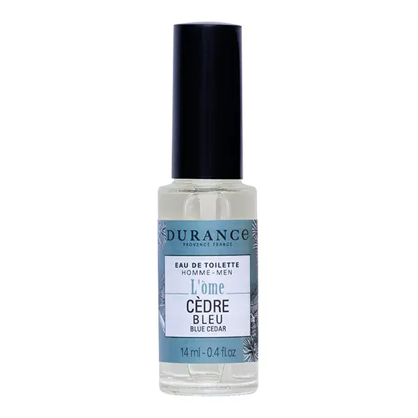 Durance Blue Cedar Eau de Toilette com extrato de cedro 14 mL