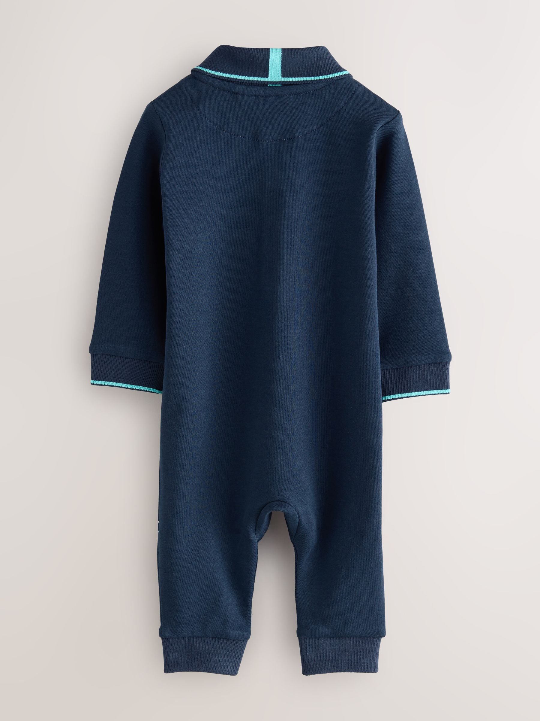 Baker by Ted Baker Navy Long Sleeve Graphic Romper