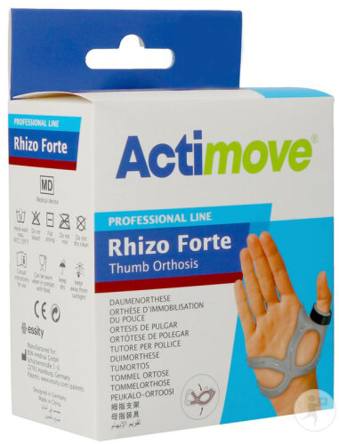 Actimove Rhizo Forte Gauche M Noir 1 Pièce