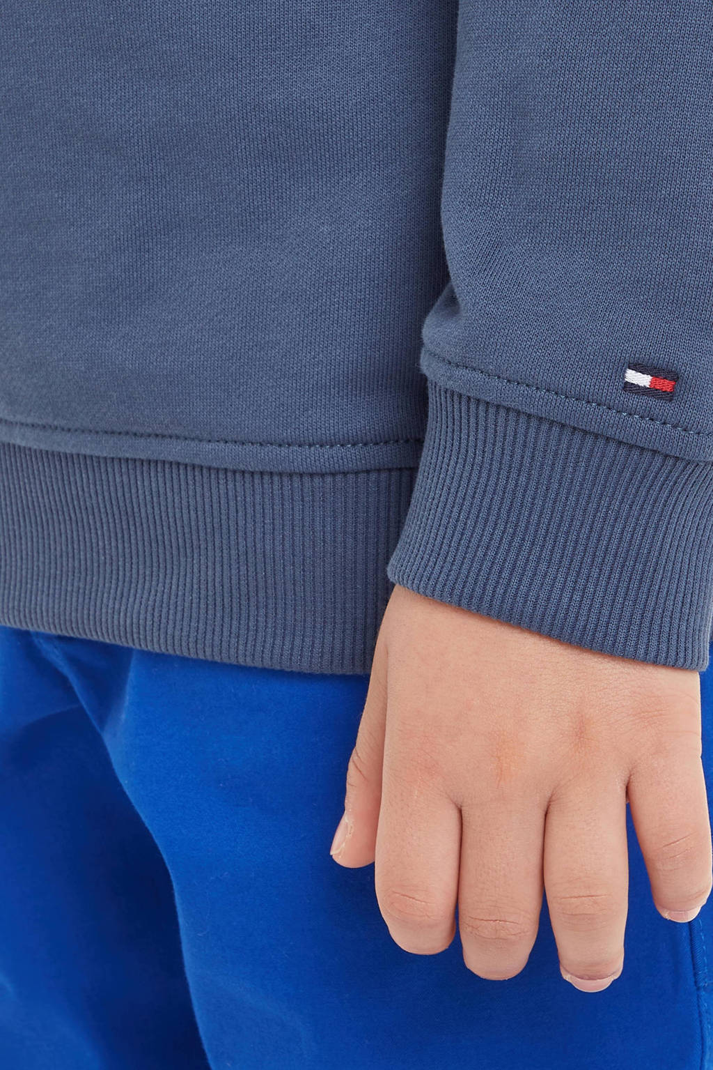 Tommy Hilfiger hoodie met logo donkerblauw