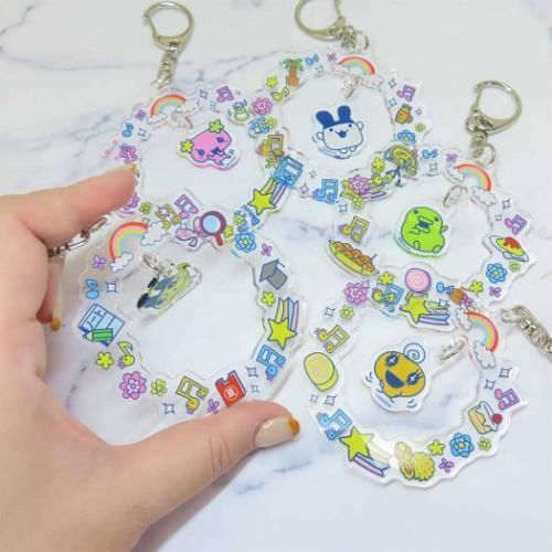 Marimocraft - Tamagotchi acryl sleutelhanger (Mimitchi)