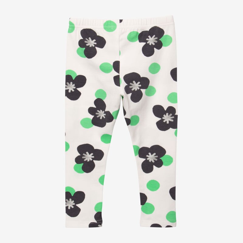 Leggings bébé fille fleurs pop beige Catimini Beige