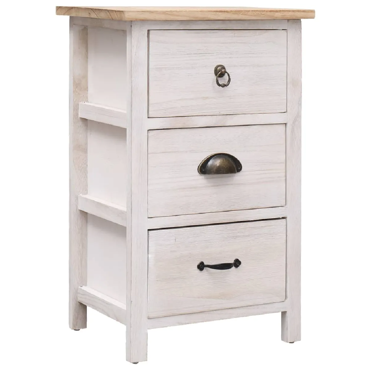 VIDAXL Armoire Latérale Paulownia