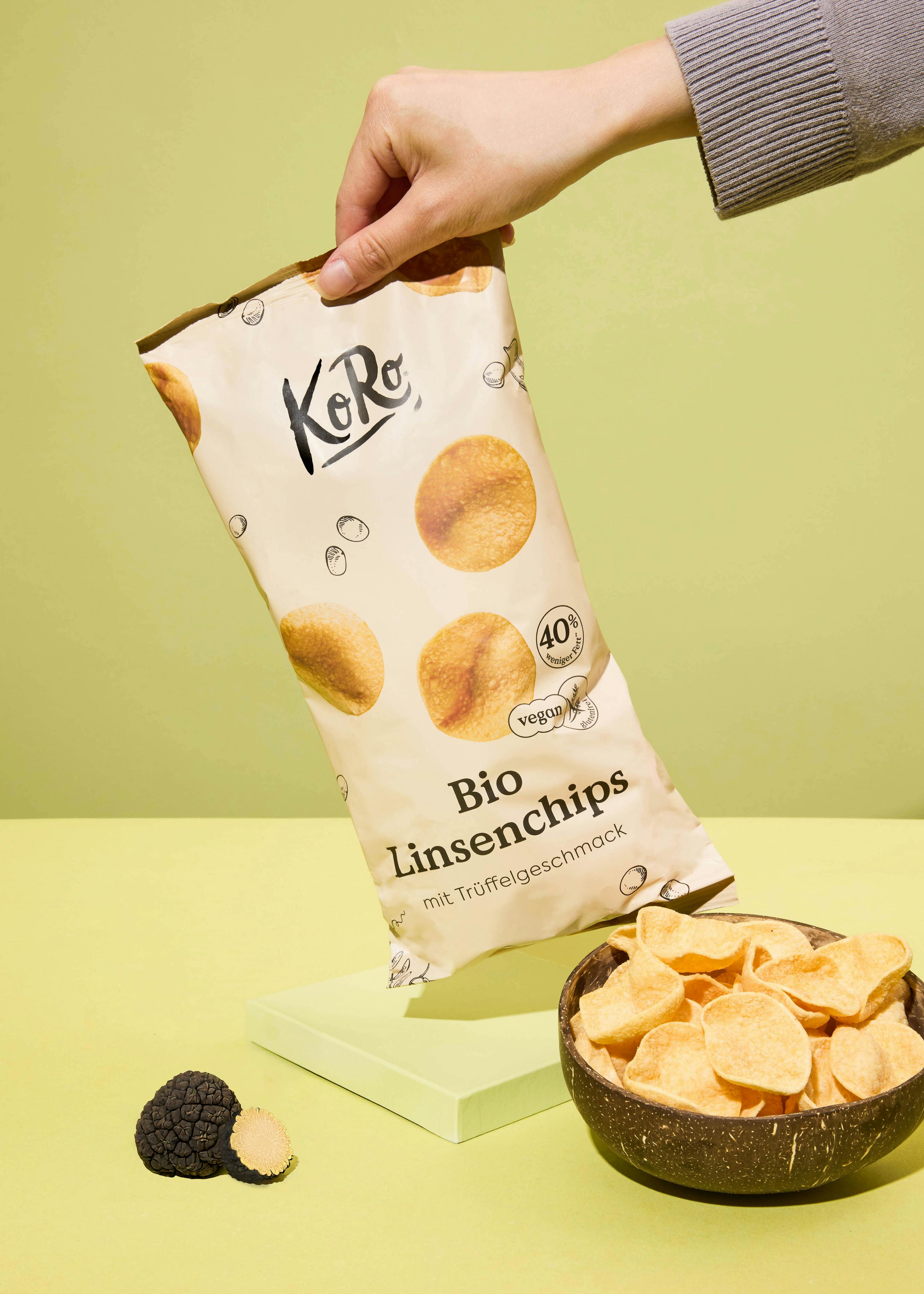 Bio Linsenchips mit Trüffelgeschmack 100 g