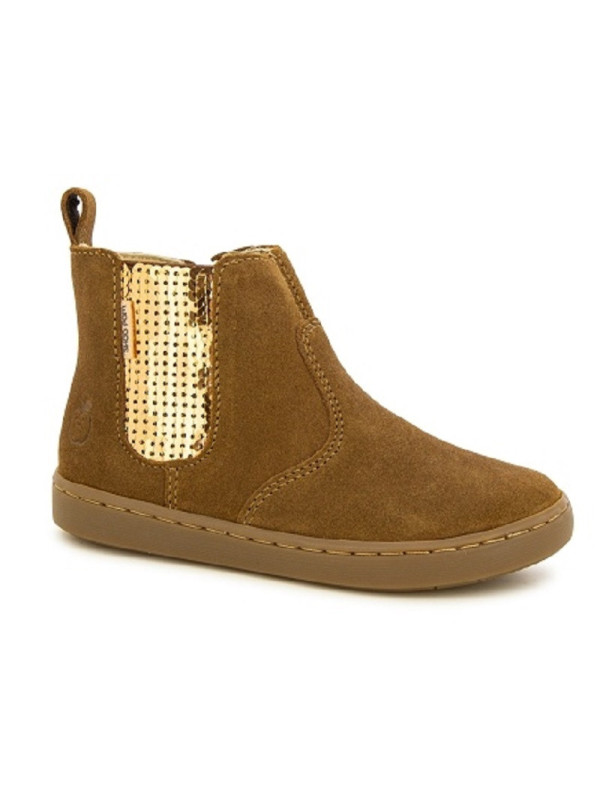 Shoo Pom - Bottines PLAY CHELSEA VELOURS Camel
