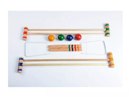 Set de croquet enfant en bois