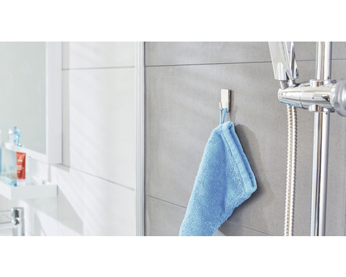 tesa Powerstrips® Waterdichte Haak Klein Vierkant Roestvrij Staal 59780-00000-00