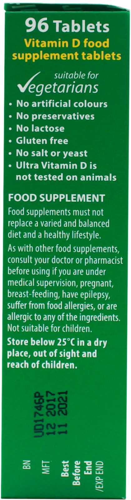 Vitabiotics Ultra Vitamina D3 96 comprimidos