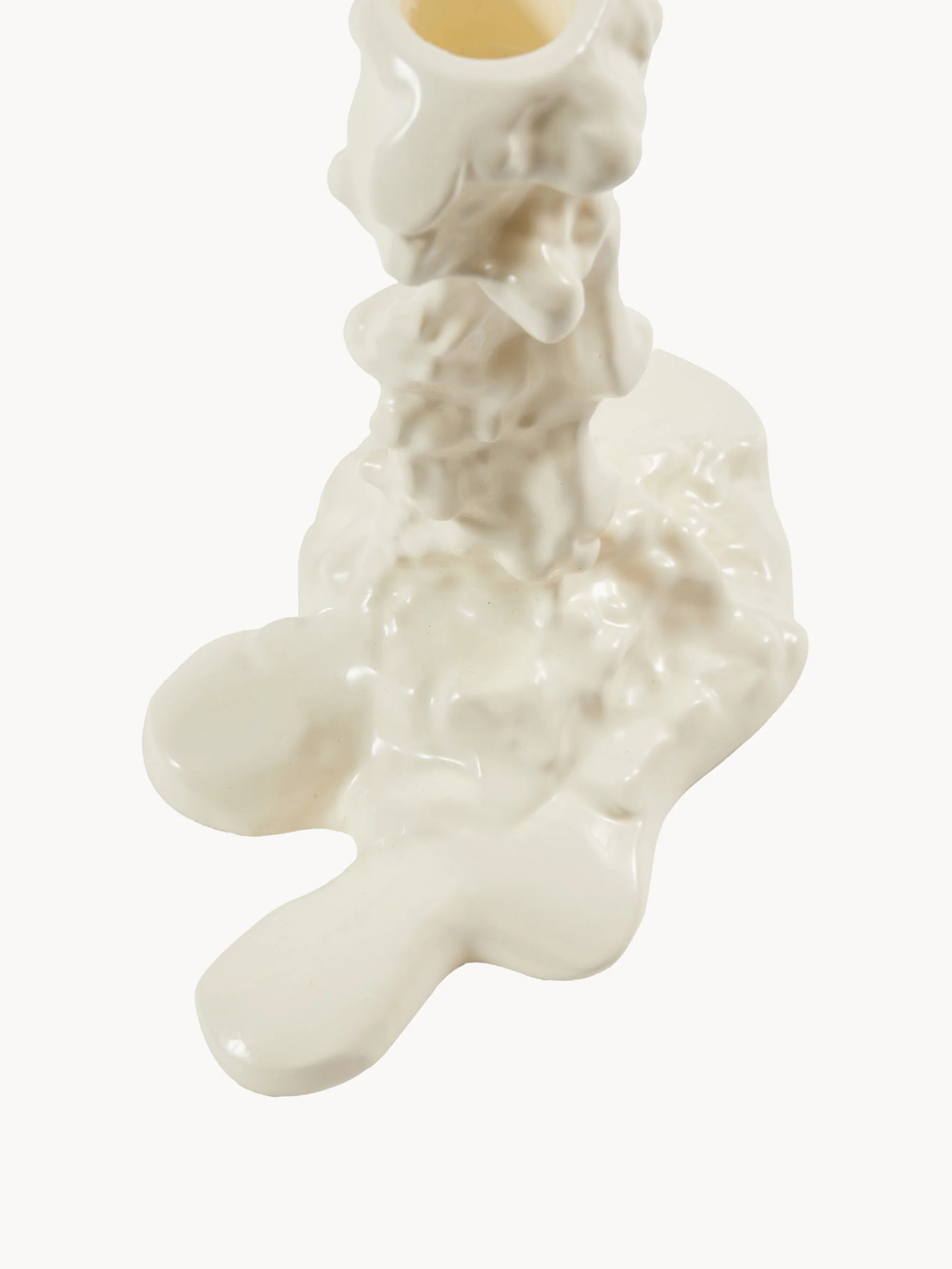 Kaarshouder Drip van metaal