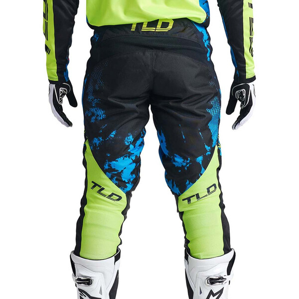 Troy Lee Designs - Pantalon GP Astro Noir / Jaune fluo / Bleu