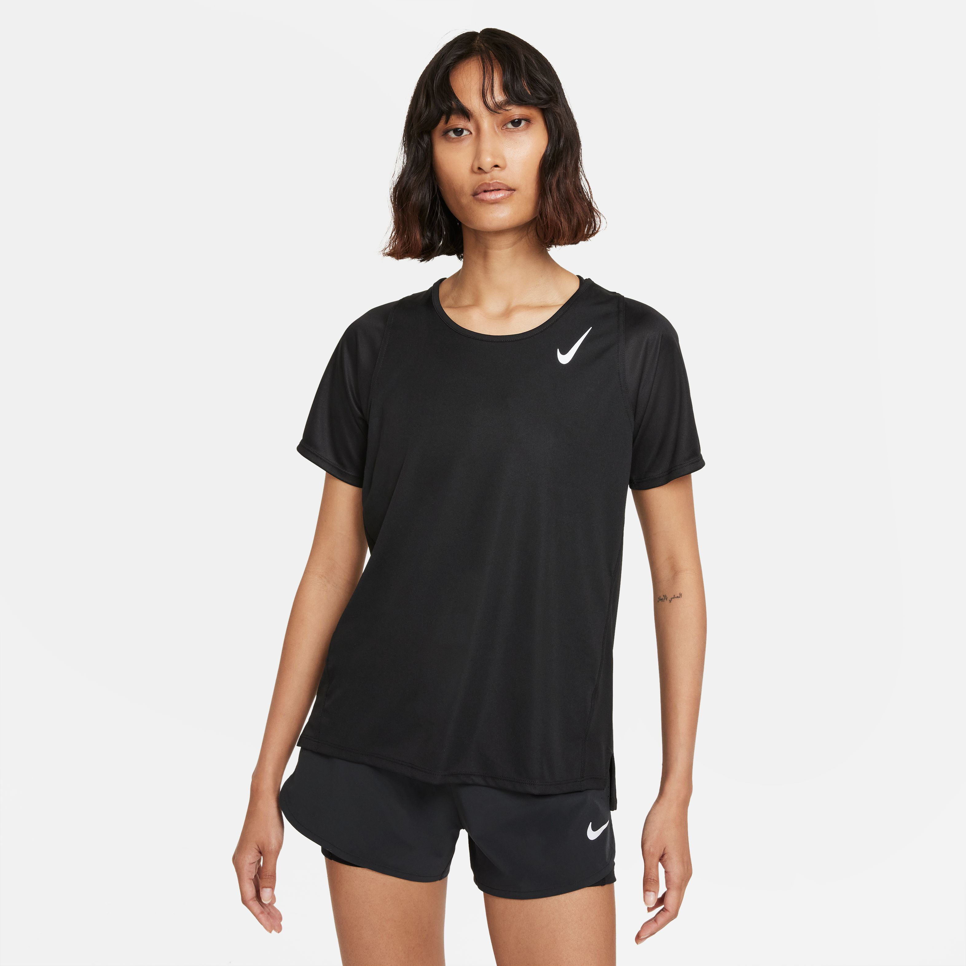 Nike Dri-Fit Race Top Maillot De Course Femmes - Noir , Gris